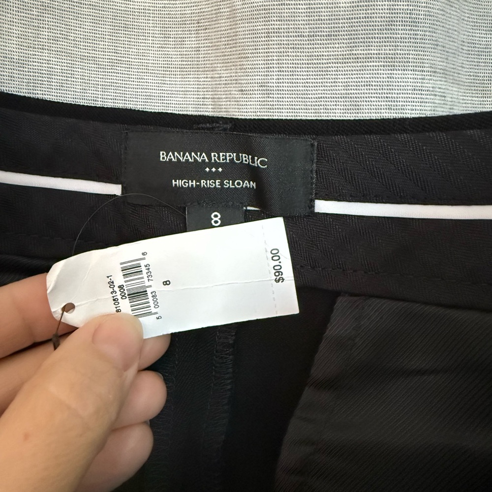 Banana Republic Black High Rise Sloan Pants